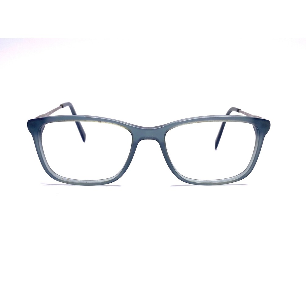 Nautica N8133 440 Blue Rose Gold Rectangular Eyeglasses Frames 57-18-145